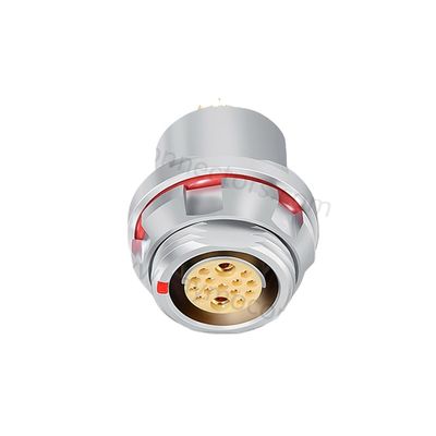 DIN মহিলা বৃত্তাকার পুশ পুল সংযোগকারী ১৫ পিন IP68 AF1031